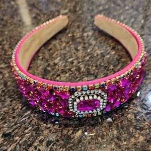 Pink Embellished Headband